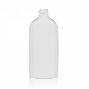 250 ml Flasche Basic Oval HDPE weiẞ 24.410