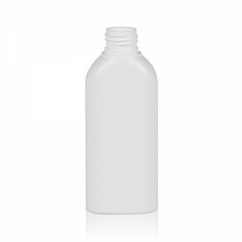 125 ml Flasche Basic Oval HDPE weiẞ 24.410