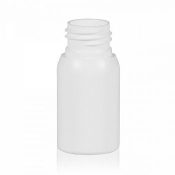 30 ml Flasche Basic Round HDPE weiẞ 24.410