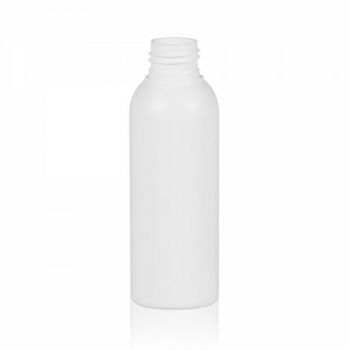 125 ml Flasche Basic Round HDPE weiẞ 24.410