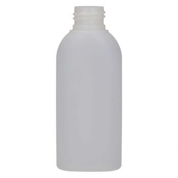 100 ml Flasche Basic Oval HDPE natur 24.410