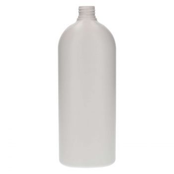 1000 ml Flasche Basic Oval HDPE weiẞ 28.410