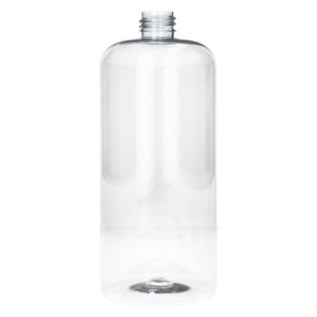 1000 ml Flasche Basic Round PET transparent 28.410