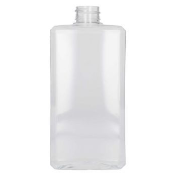500 ml flasche Basic Rectangle PET Transparent 28.410