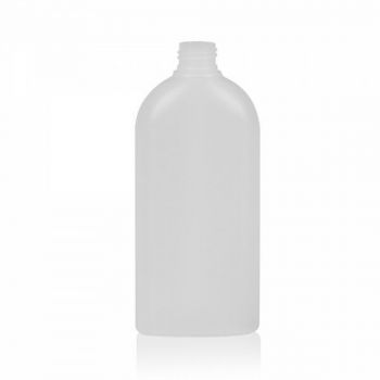 300 ml Flasche Basic Oval HDPE natur 24.410