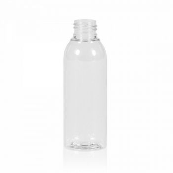 125 ml Flasche Basic Round PET transparent 24.410