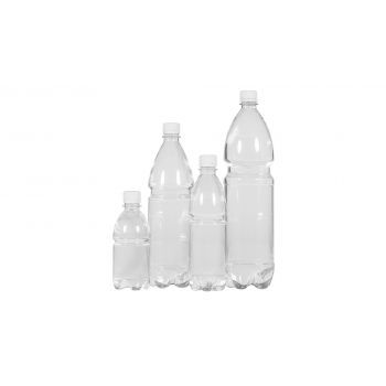 Water Flasche PET Transparent