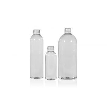 Recycelt Basic Round Flasche PET Transparent