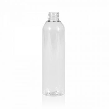 250 ml Flasche Basic Round PET transparent 24.410