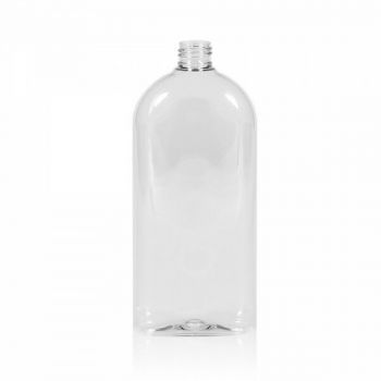 500 ml Flasche Basic Oval PET transparent 24.410