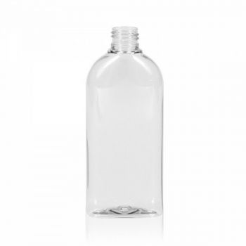 200 ml Flasche Basic Oval PET transparent 24.410