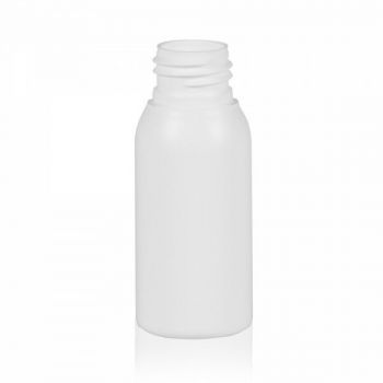 50 ml Flasche Basic Round HDPE weiẞ 24.410