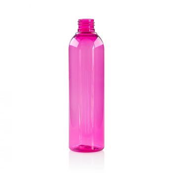 250 ml Flasche Basic Round PET rosa 24.410