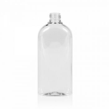 250 ml Flasche Basic Oval PET transparent 24.410