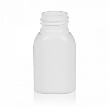 30 ml Flasche Basic Oval HDPE weiẞ 24.410