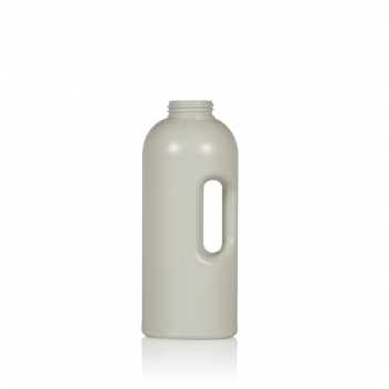 1000 ml Dosierflasche Compact Round 50% Recyclet HDPE natur One2dose D43